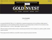 Tablet Screenshot of gold-invest.it